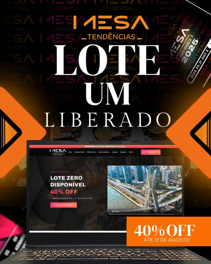 Mesa Tendências 3 Dias