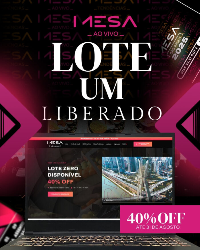 Mesa Ao Vivo SP Especial  - 3 Dias